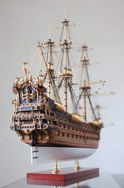 Wooden model ship kitsLe Soleil Royal eBay